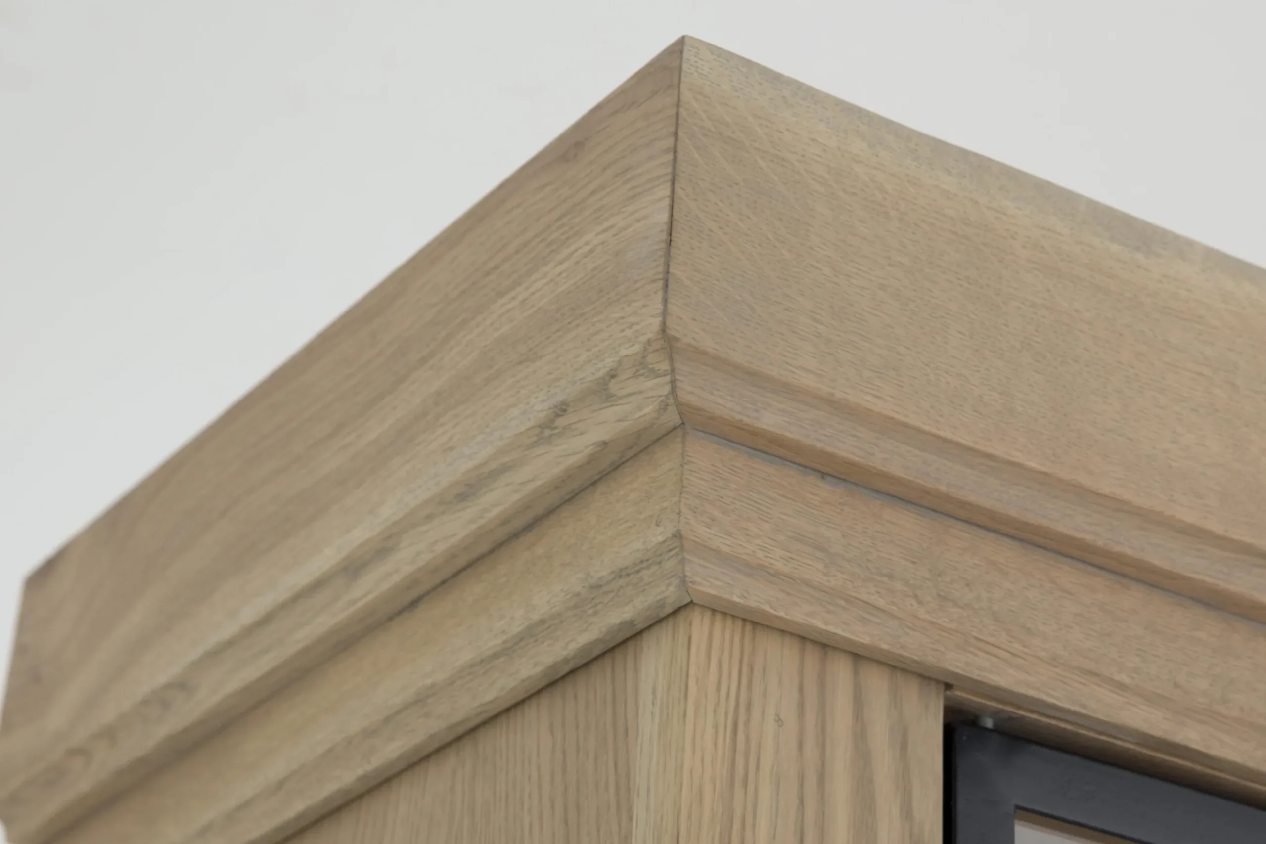 Iron Jason, Cabinet, Weathered Oak, 3 Iron Doors