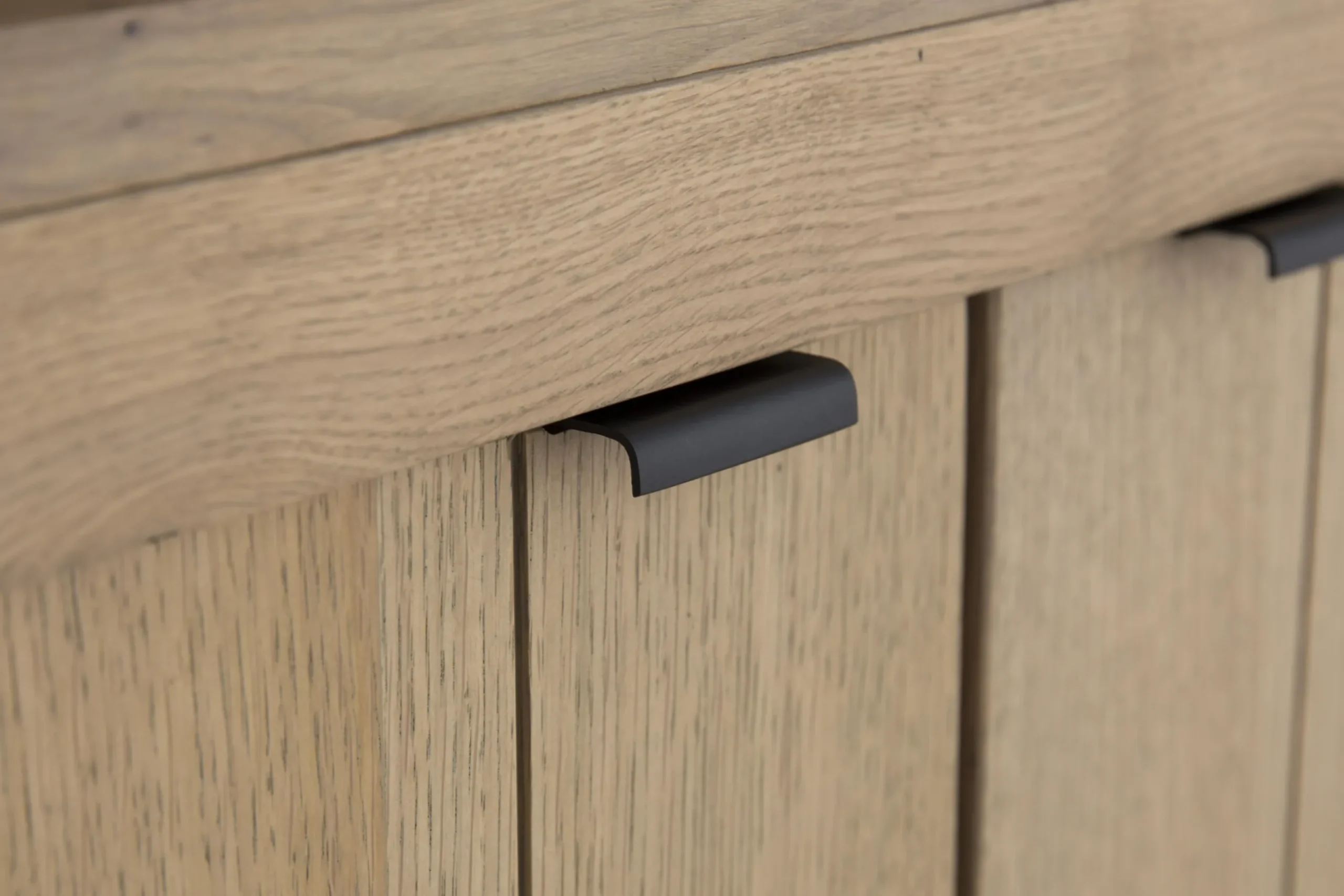 Iron Jason, Cabinet, Weathered Oak, 3 Iron Doors