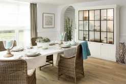 Iron Jason, Cabinet, White, 3 Iron Doors