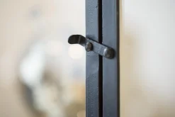 Iron Jason, Cabinet, White, 3 Iron Doors