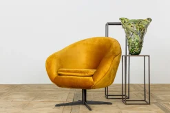 Isaac, Stand, Metal, Black, H 75 Cm