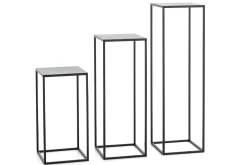 Isaac, Stand, Metal, Black, H 55 Cm