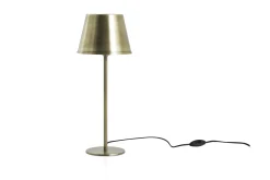 Itai, Table Lamp With Shade, Brass