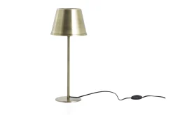 Itai, Table Lamp With Shade, Brass