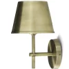 Itai, Wall Lamp, With Shade, Antique Brass