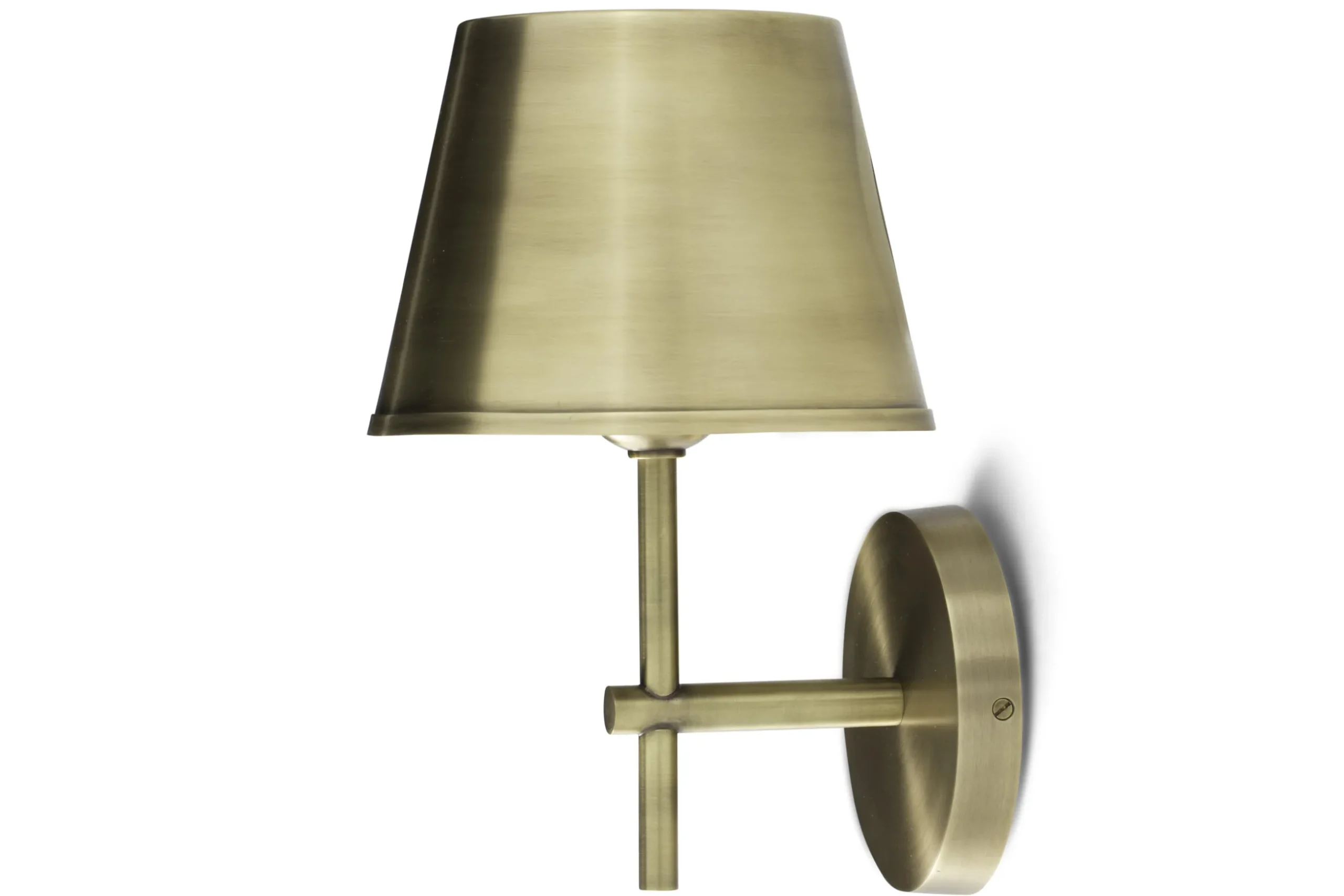Itai, Wall Lamp, With Shade, Antique Brass