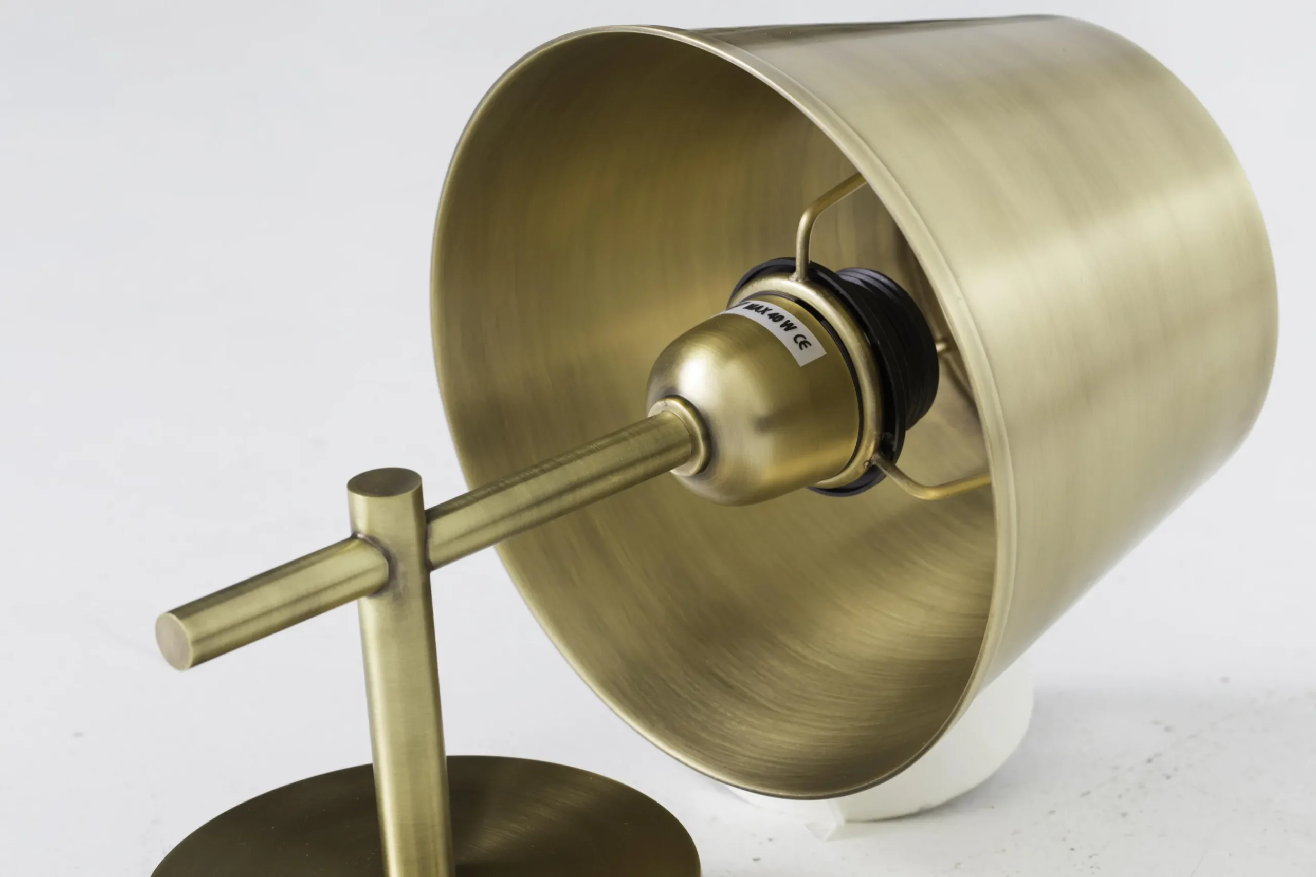 Itai, Wall Lamp, With Shade, Antique Brass