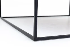 Jalon, Coffee Table, Square, Wood And Metal