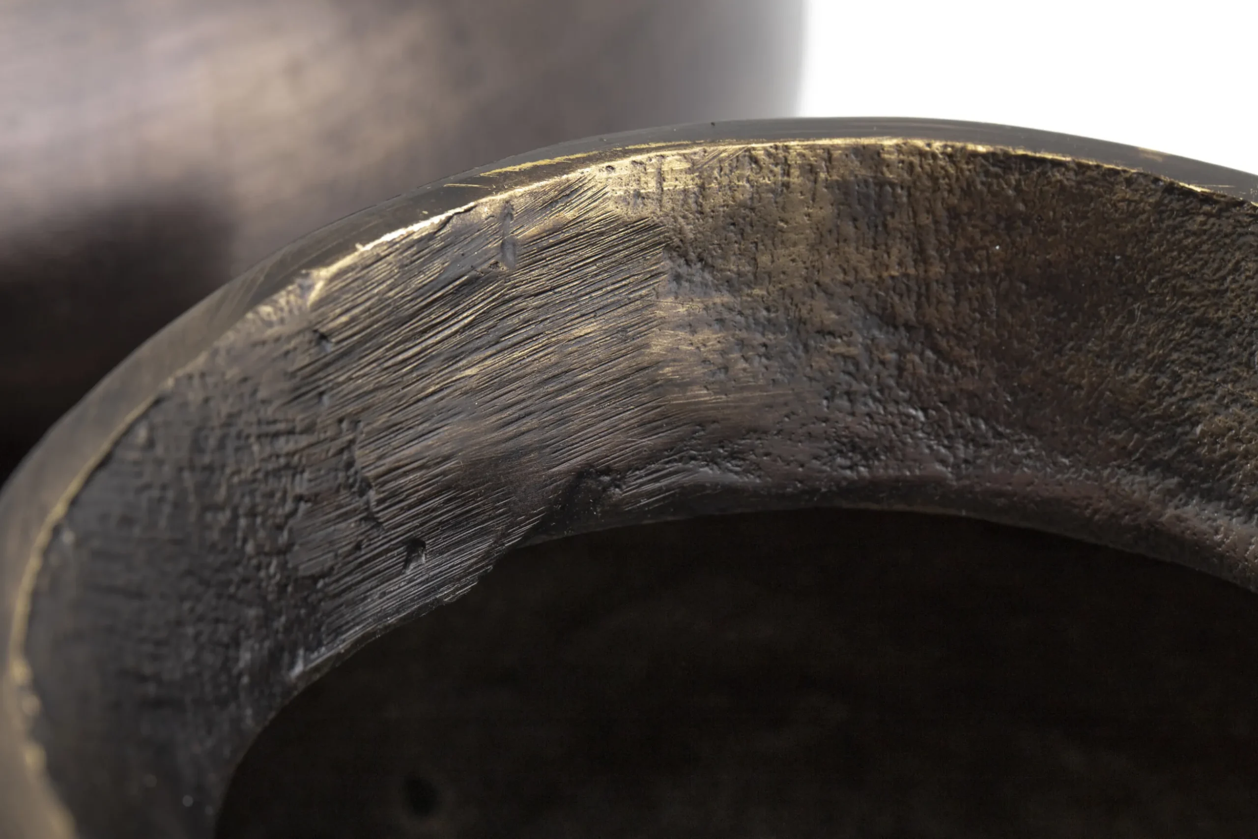 Jeddo, Vase, Metal, Black, L