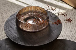 Jelger, Bowl, Glass, Smoke/Mauve, S