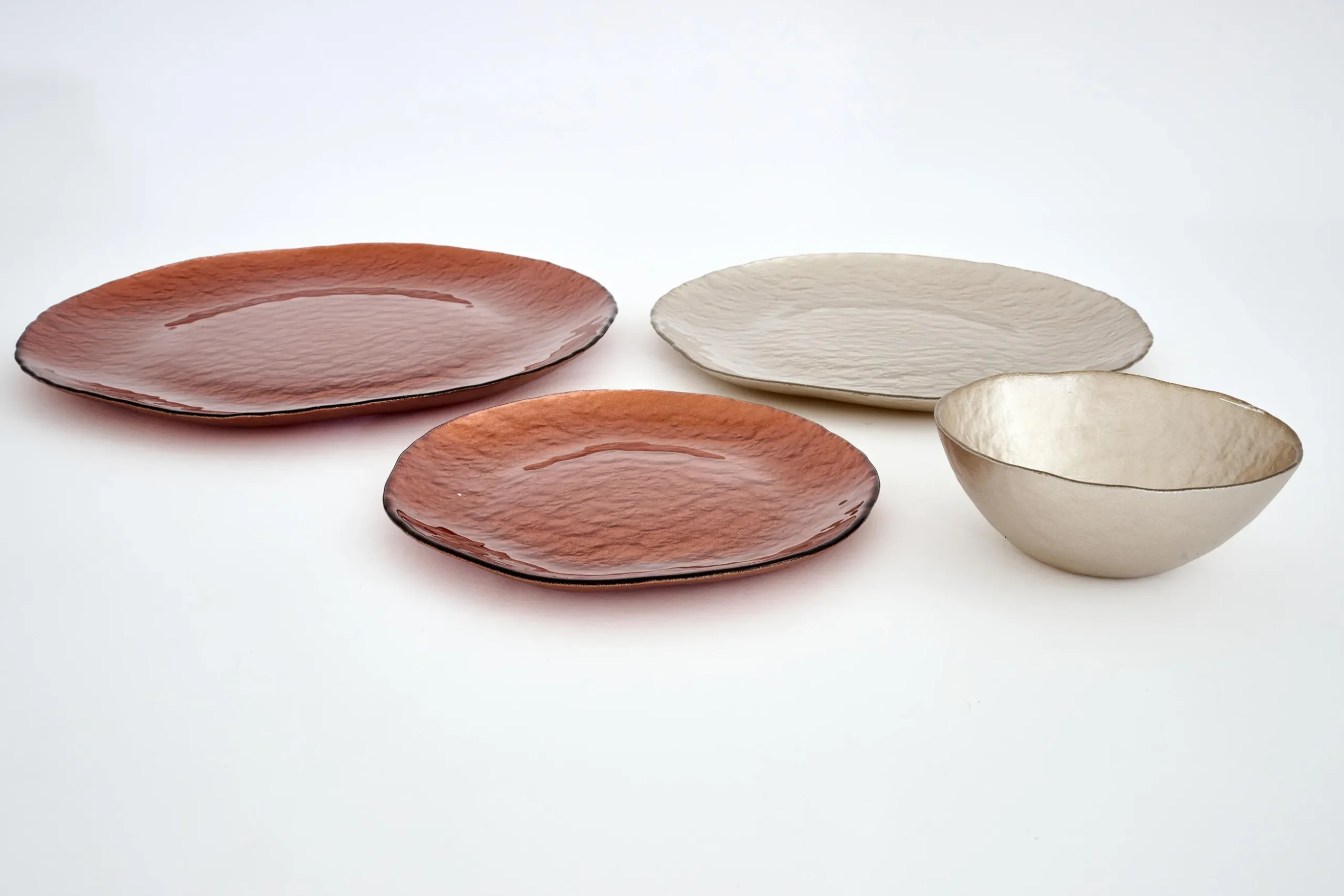 Jenna, Plate, Glass, 32,5Cm
