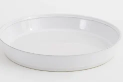 Jille, Cake Dish, Ceramic, White, 30Cm