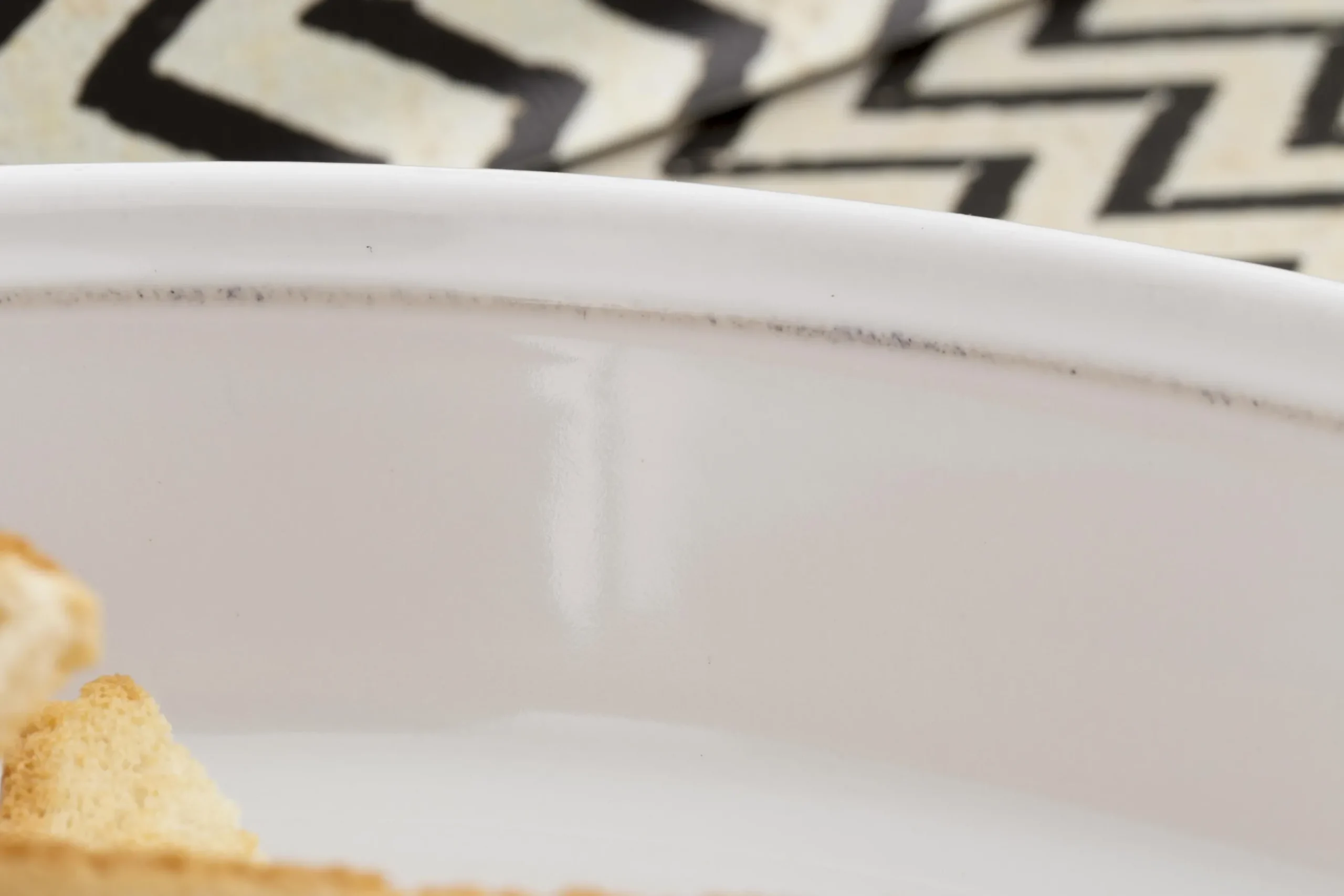 Jille, Cake Dish, Ceramic, White, 30Cm