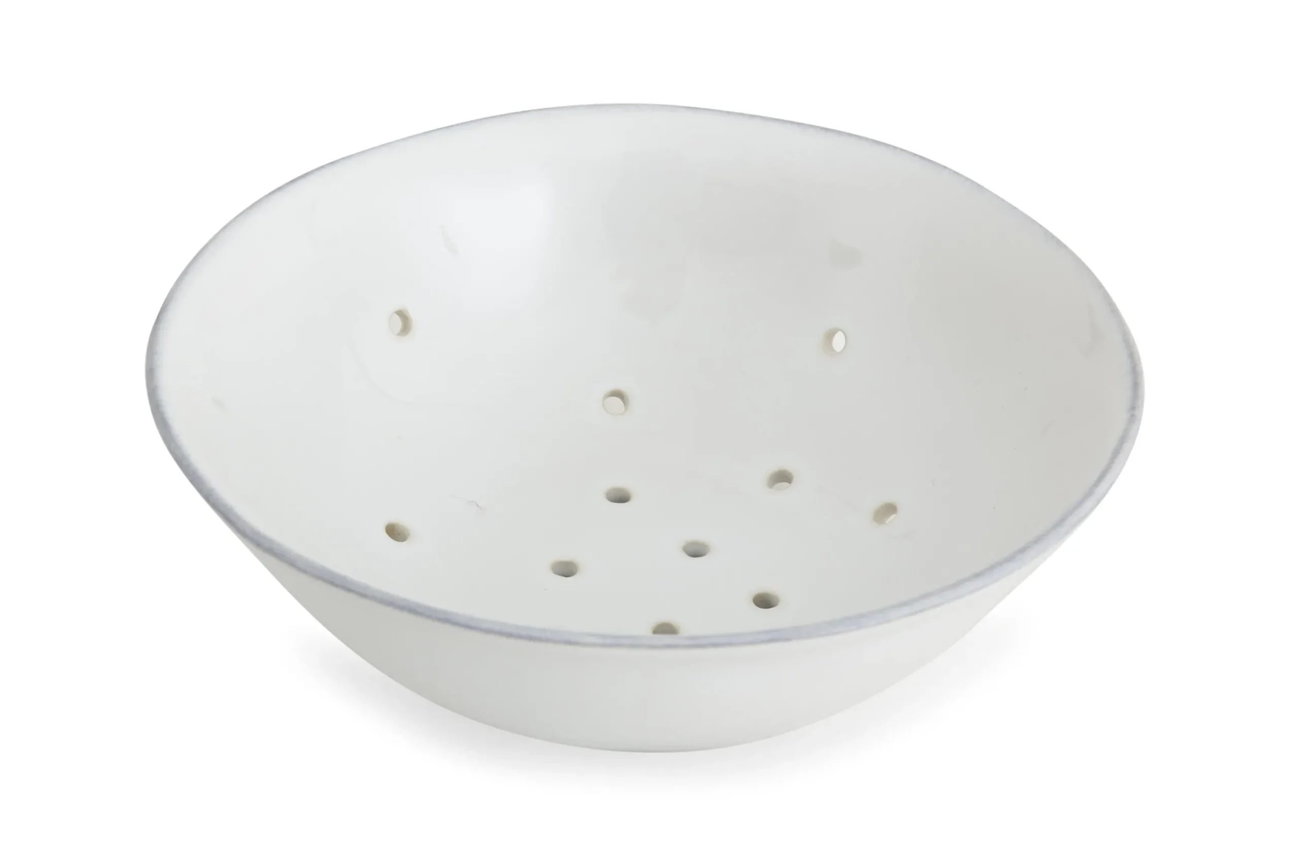 Jille, Colander, Ceramic, White