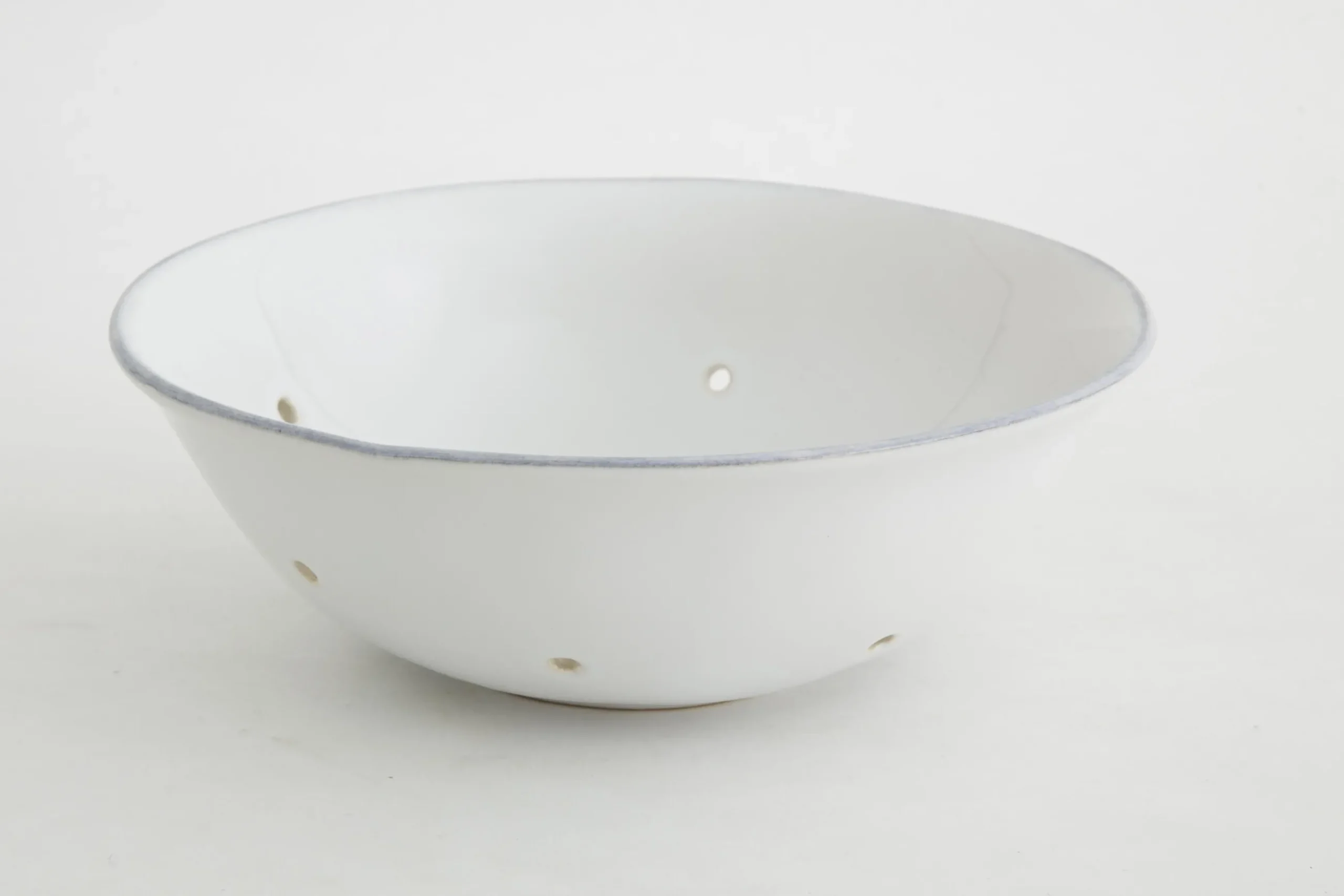 Jille, Colander, Ceramic, White