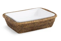 Jille, Oven Dish, Ceramic, White, 35Cm