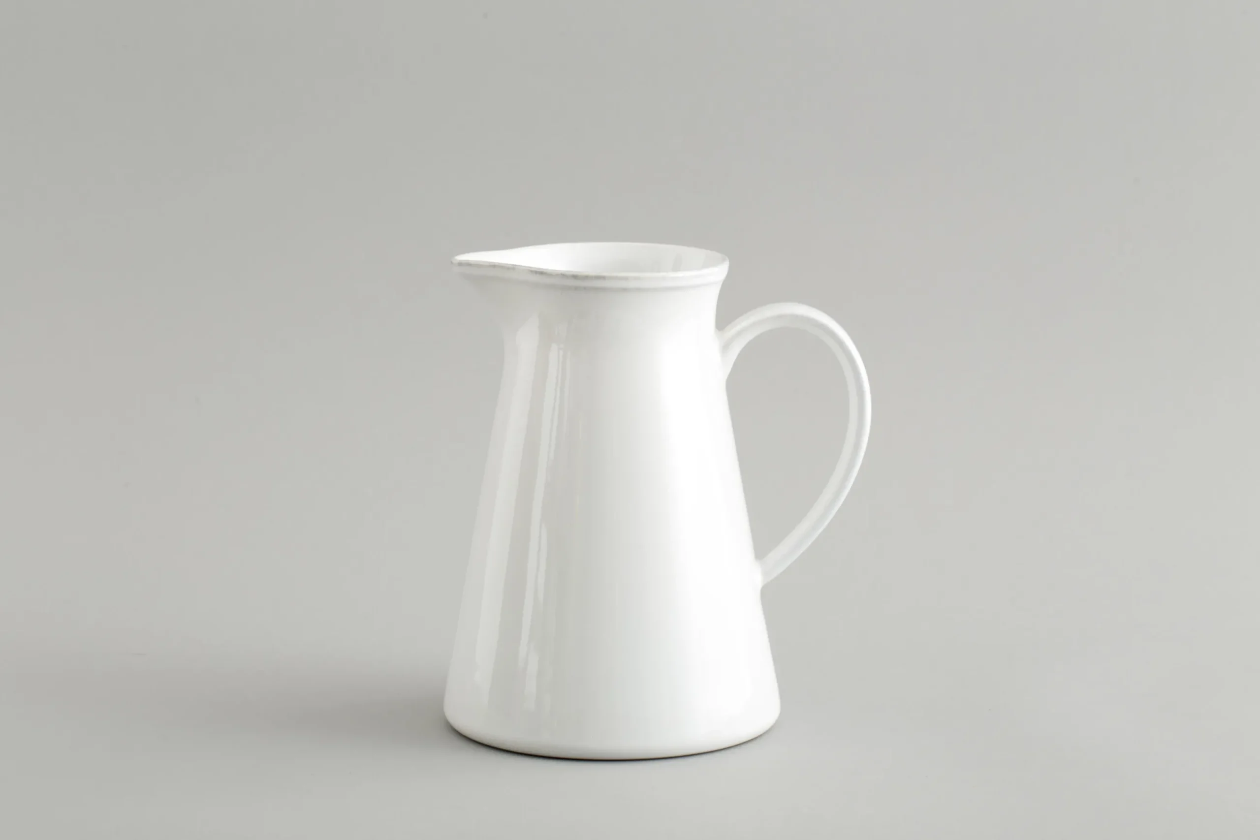 Jille, Pitcher, Ceramic, White, 1,5L