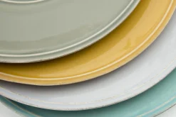 Jille, Plate, Ceramic, Ocher, 34Cm
