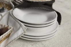 Jille, Soup Plate, Ceramic, White