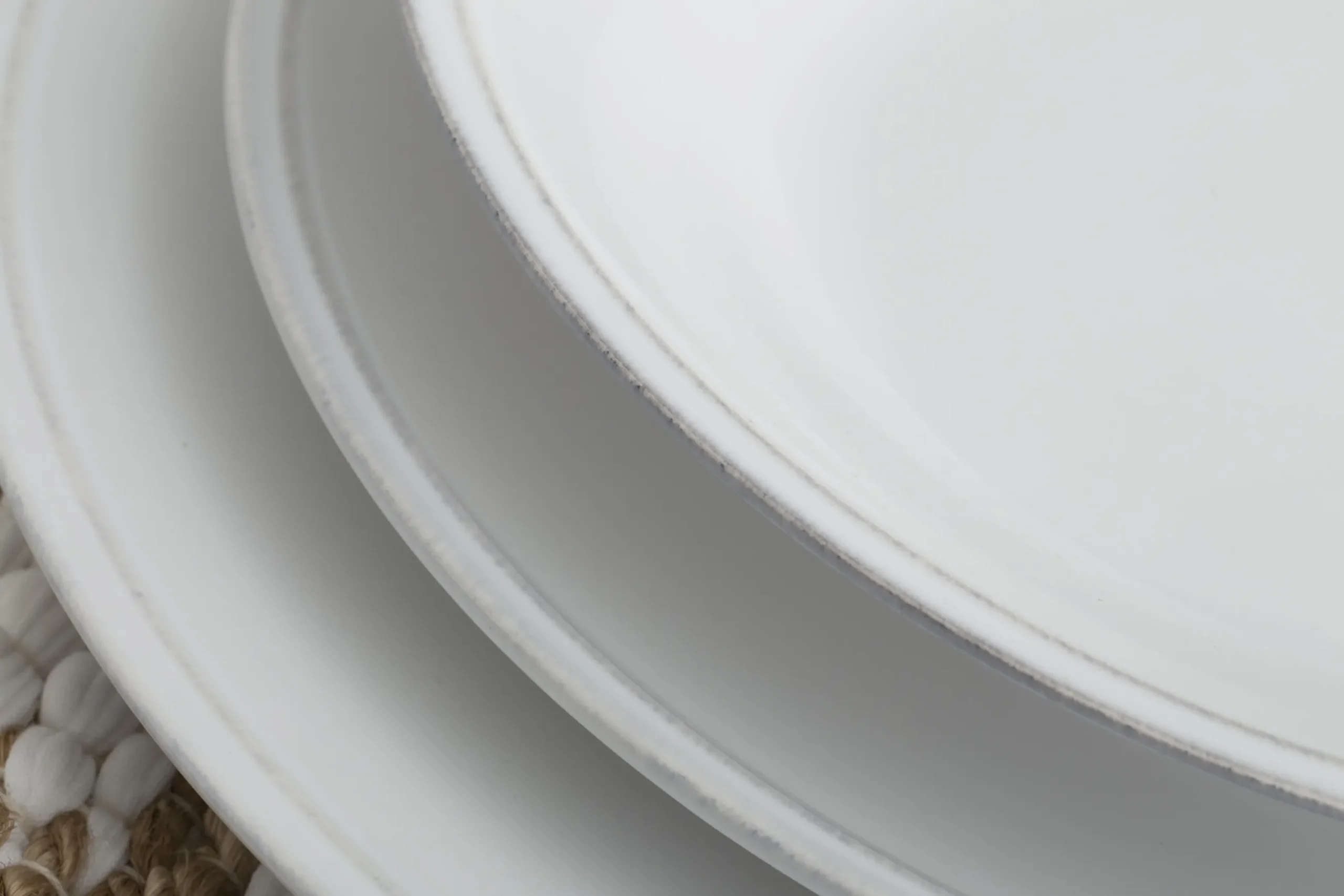 Jille, Soup Plate, Ceramic, White