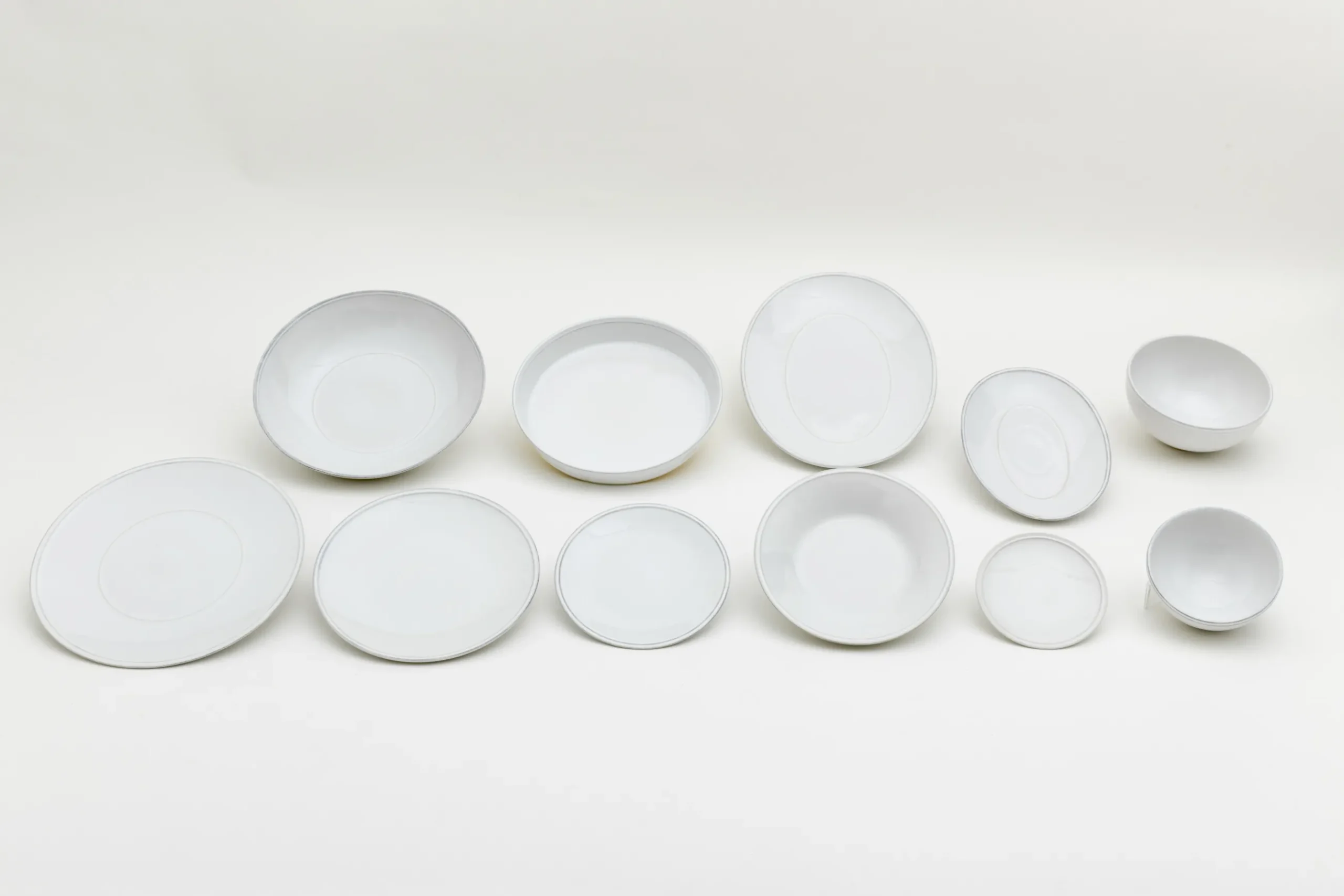 Jille, Soup Plate, Ceramic, White