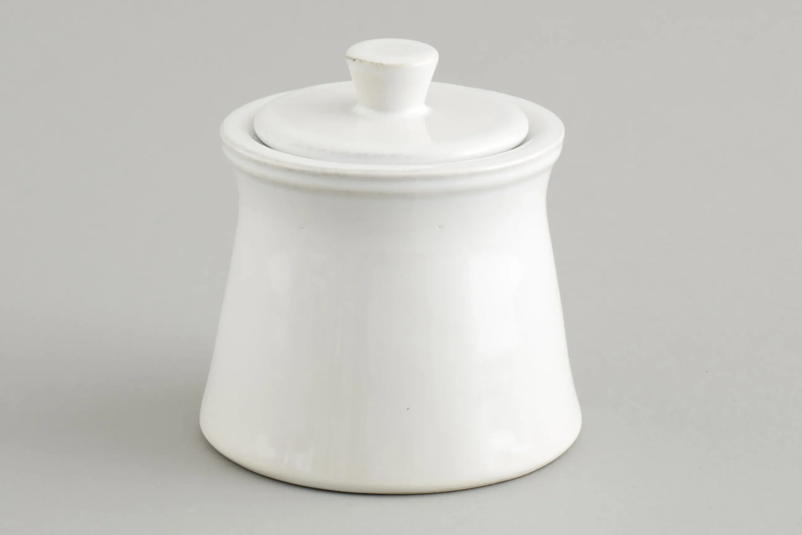 Jille, Sugar Pot, Ceramic, White