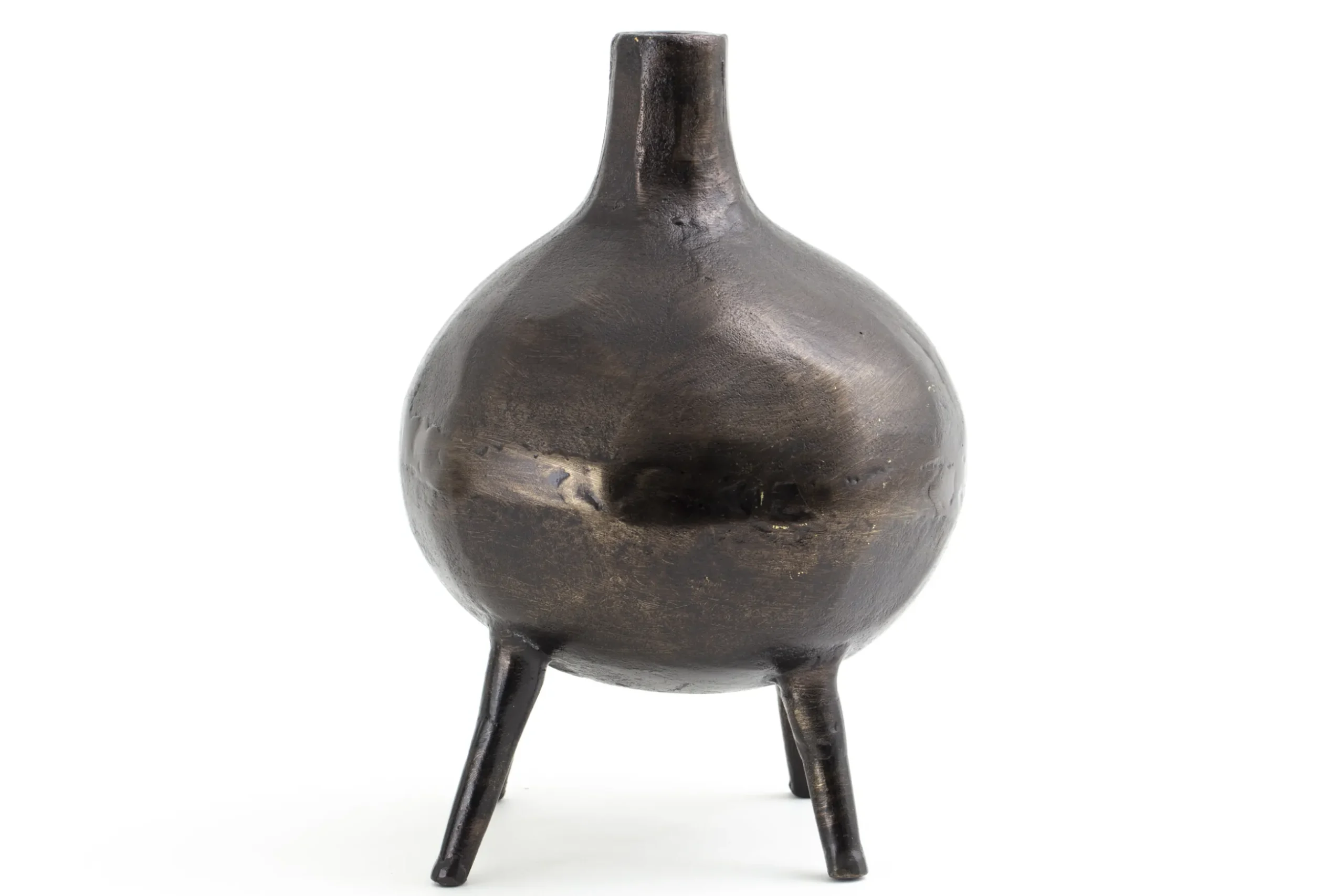 Jiven, Vase, Metal, Black