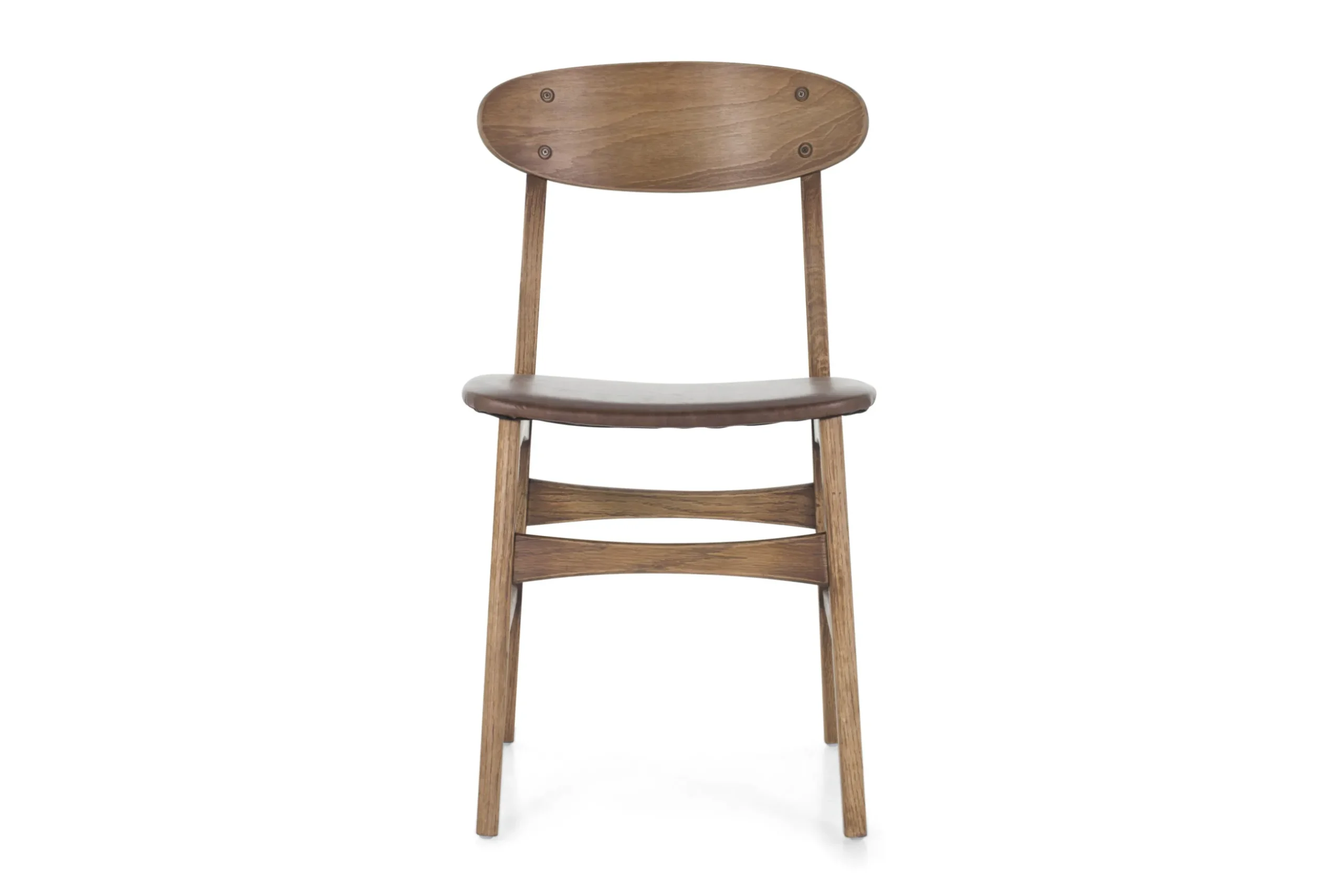 Joel, Chair, Oak And Leather Seat