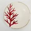 Kao, Plate, Coral, 23Cm