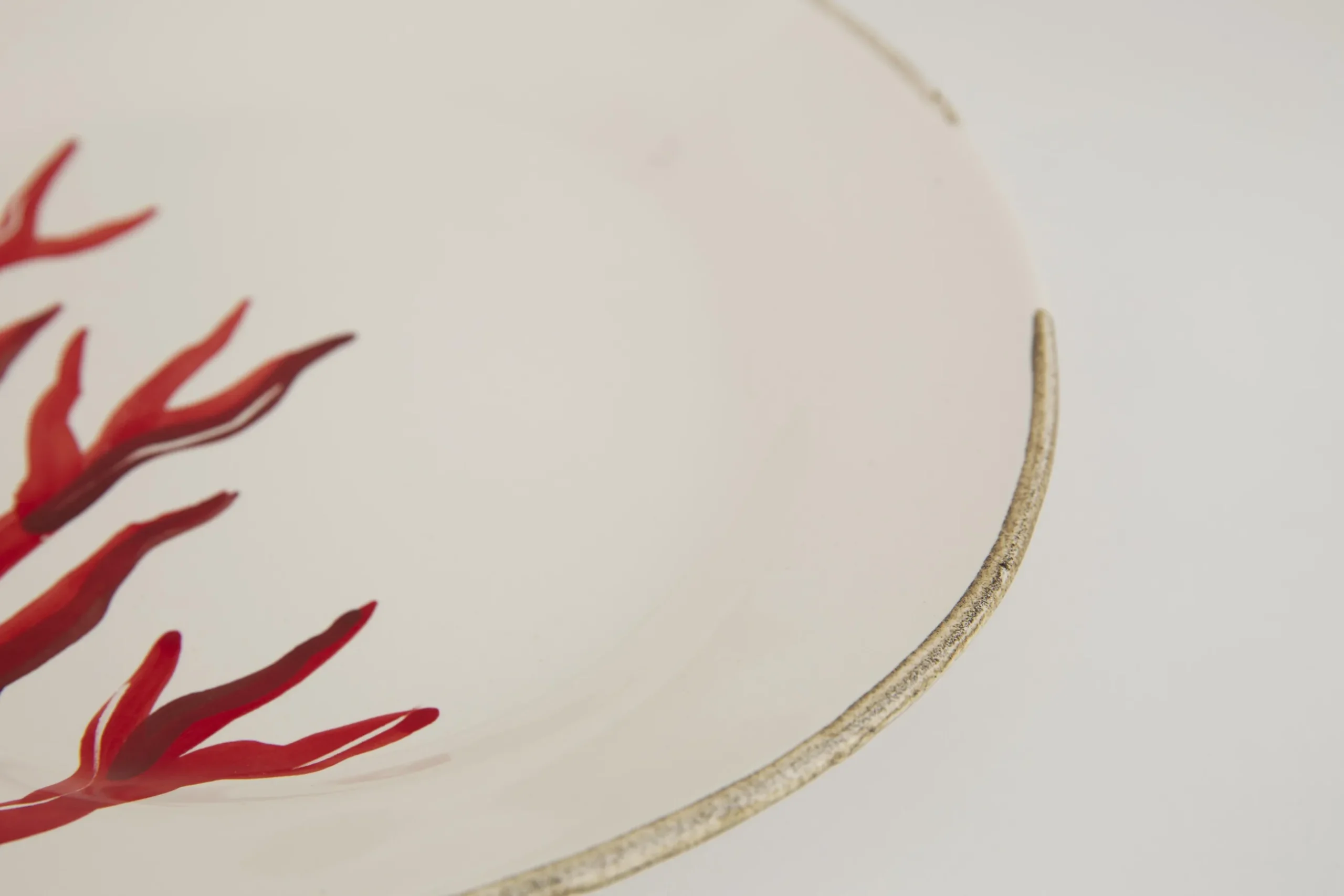 Kao, Plate, Coral, 23Cm