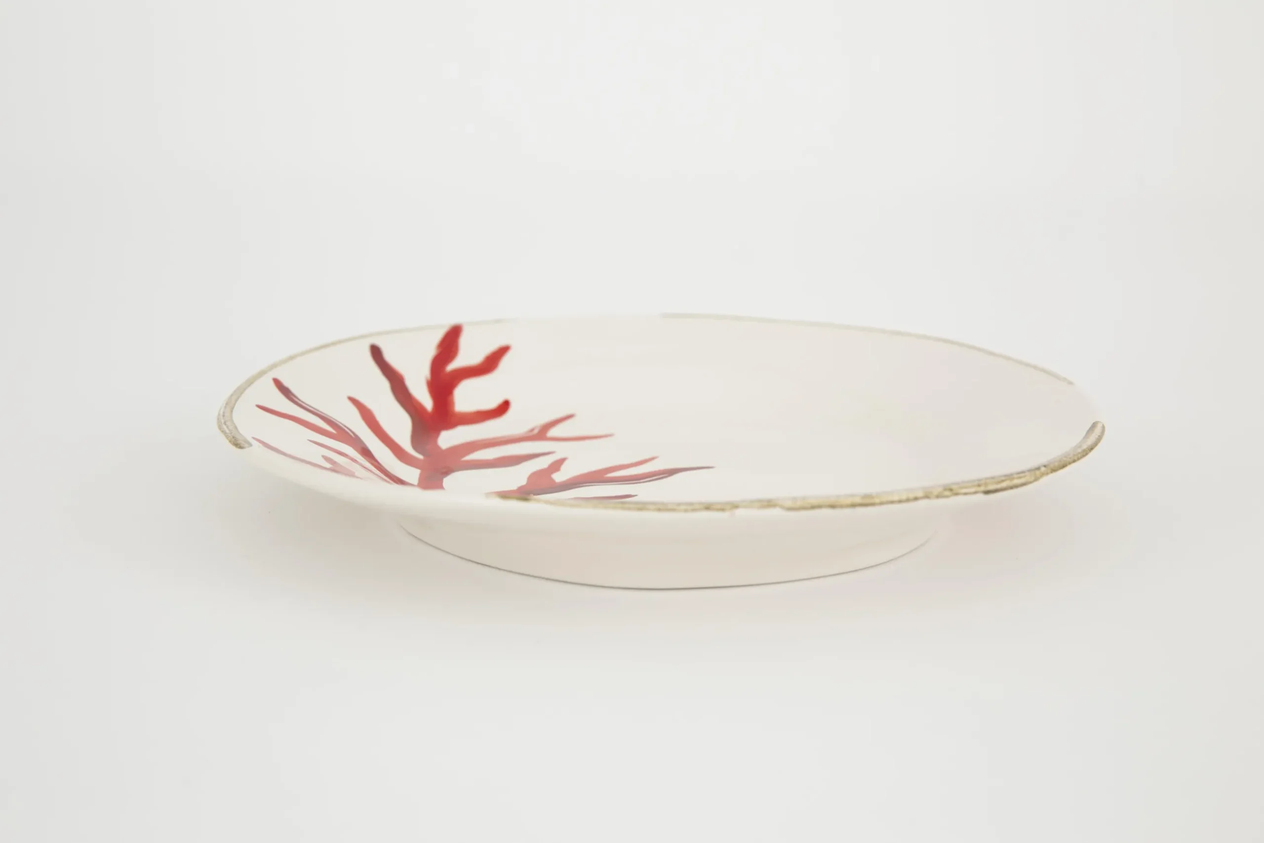 Kao, Plate, Coral, 23Cm