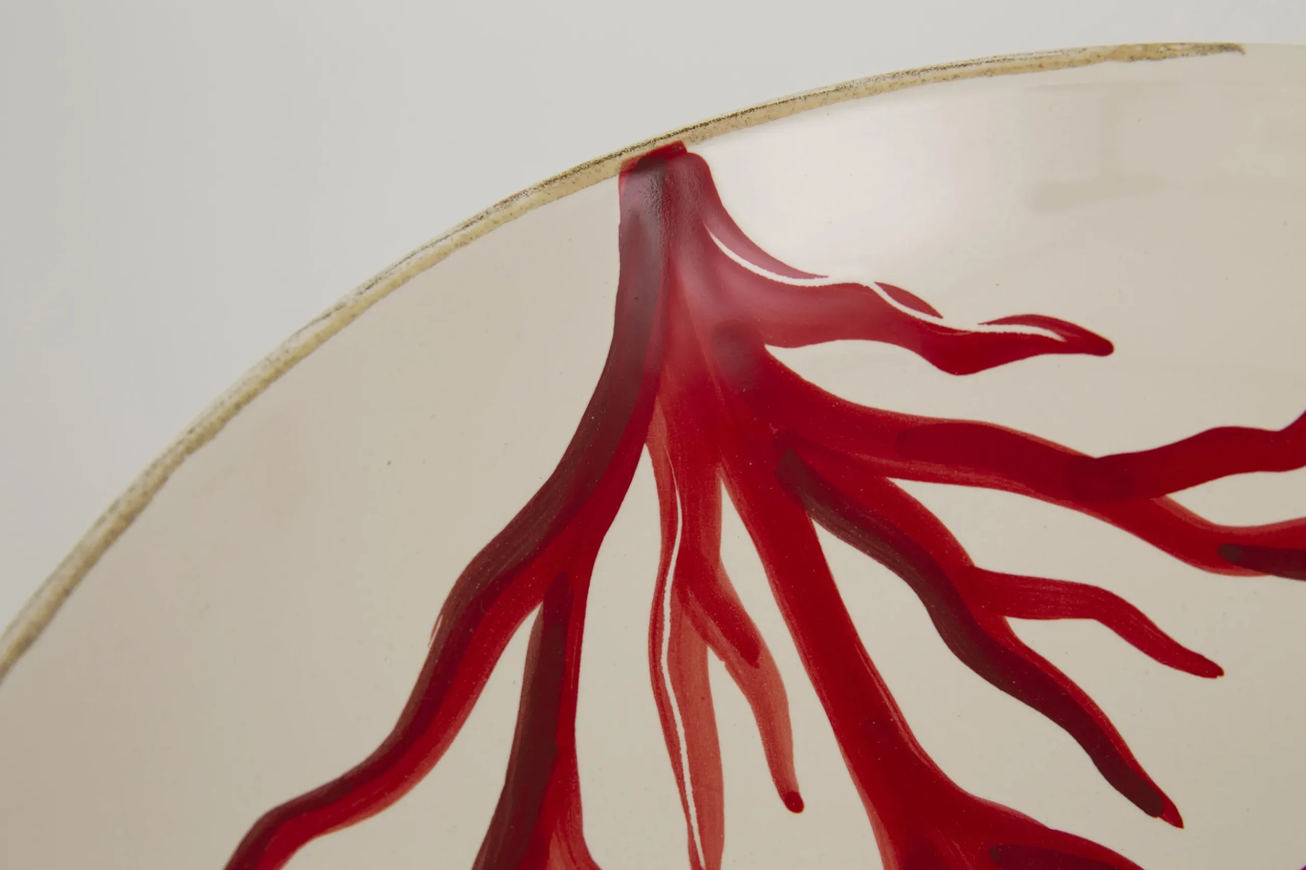Kao, Serving Bowl, Coral, Round