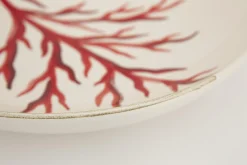 Kao, Serving Bowl, Coral, Round