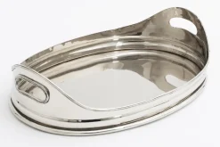 Katya, Tray, Oval, Nickel, S