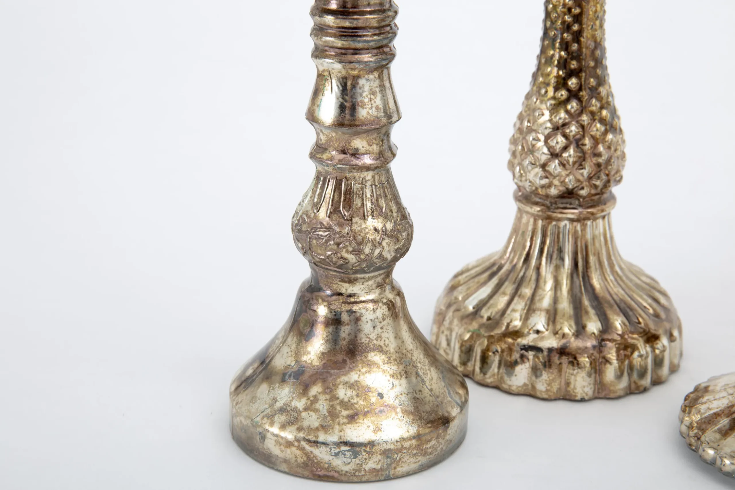 Kummen, Candlestick, Mercury Glass