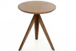Lacey, Side Table, Wood, Round