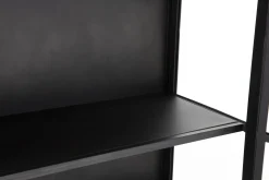 Laurance, Display Cabinet, Black, Metal, 2 Doors
