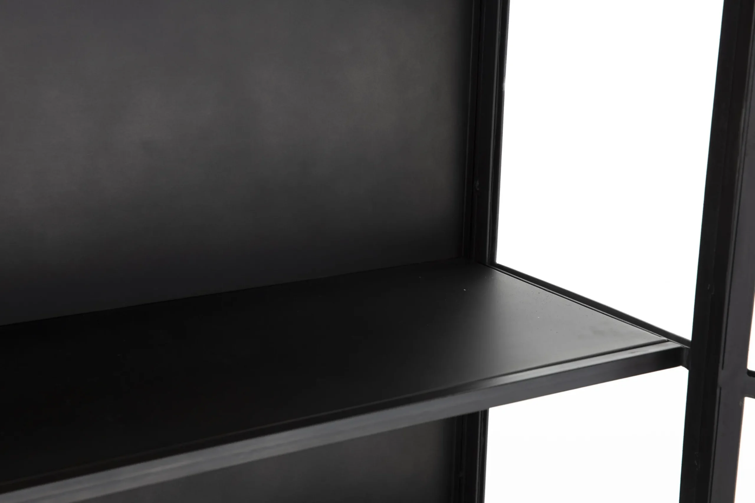 Laurance, Display Cabinet, Black, Metal, 2 Doors