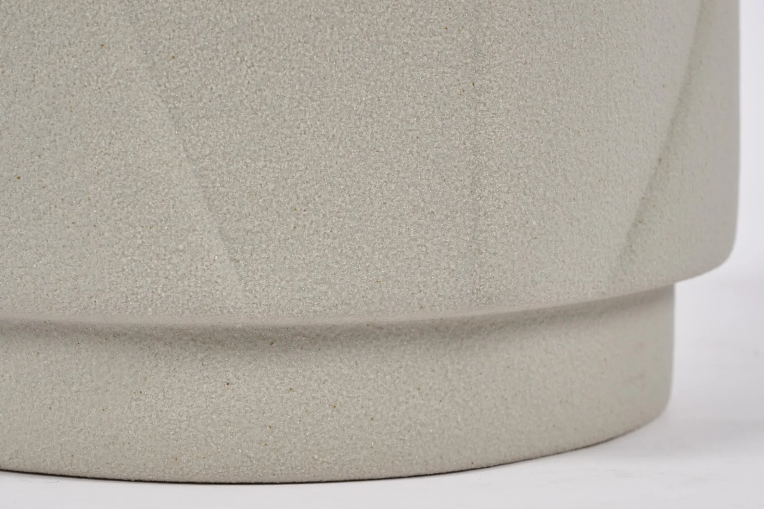 Laurena, Vase, Ceramic, Grey, S