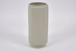 Laurena, Vase, Ceramic, Grey, L