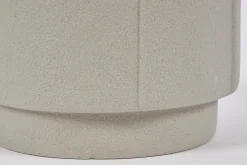 Laurena, Vase, Ceramic, Grey, L