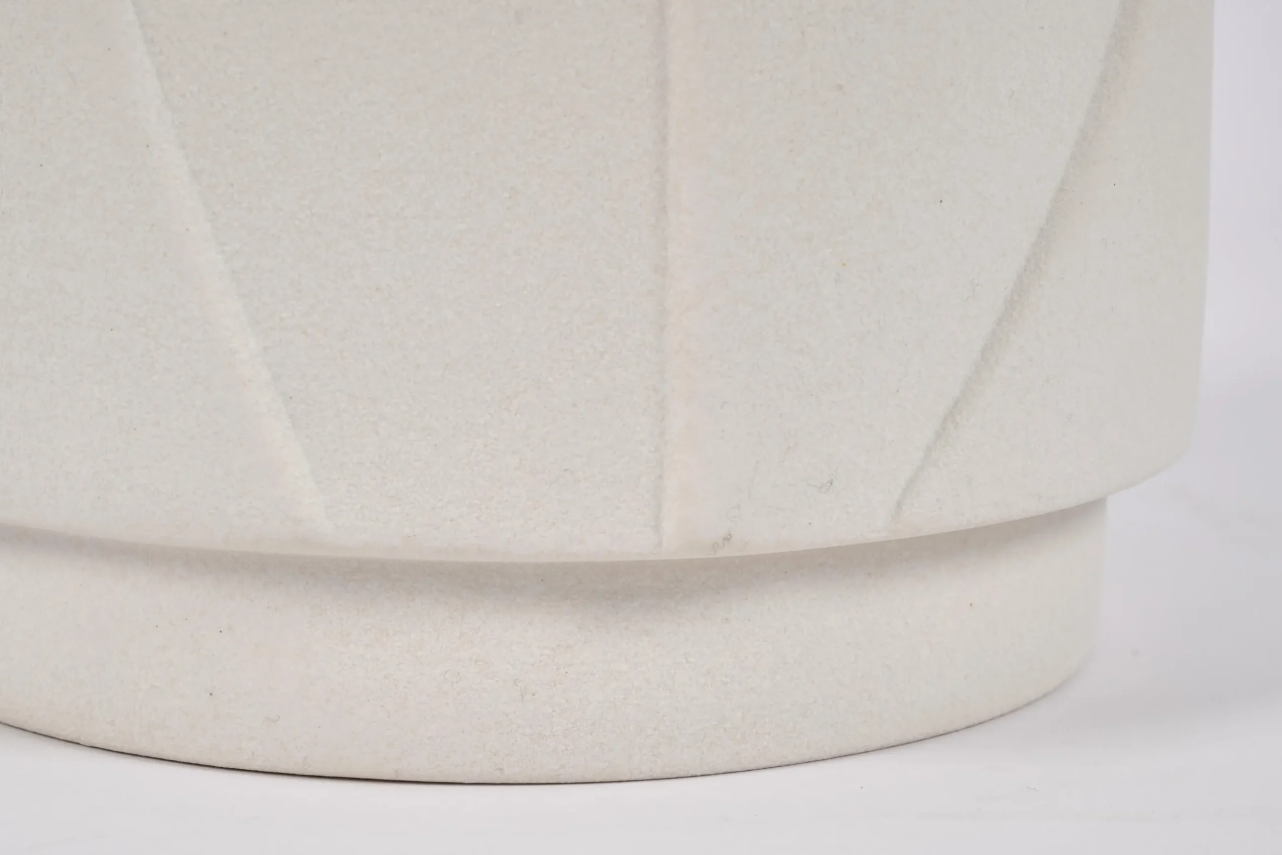 Laurena, Vase, Ceramic, Latte, S