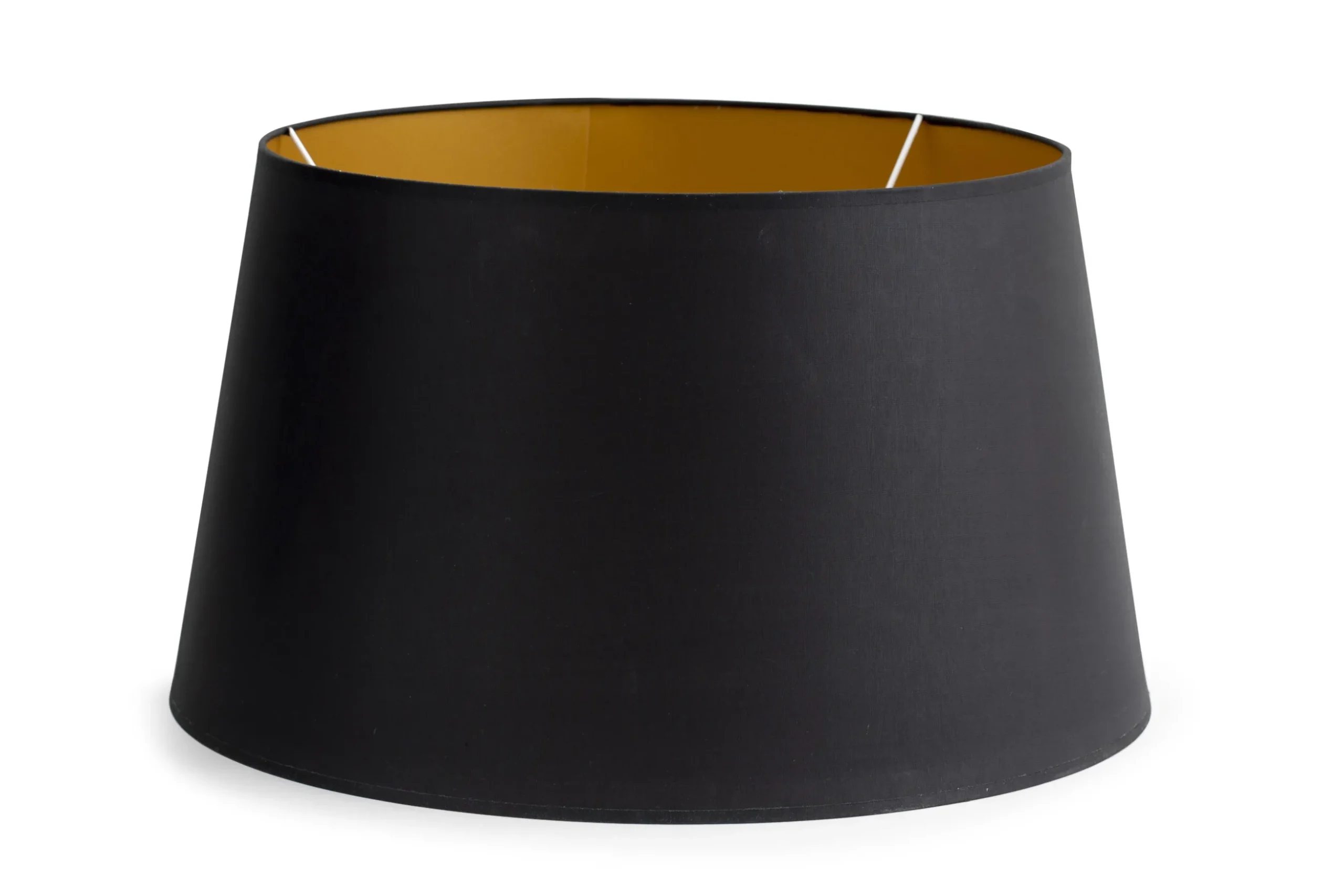 Lindro, Lampshade, Black And Gold, Cylinder, 50 Cm