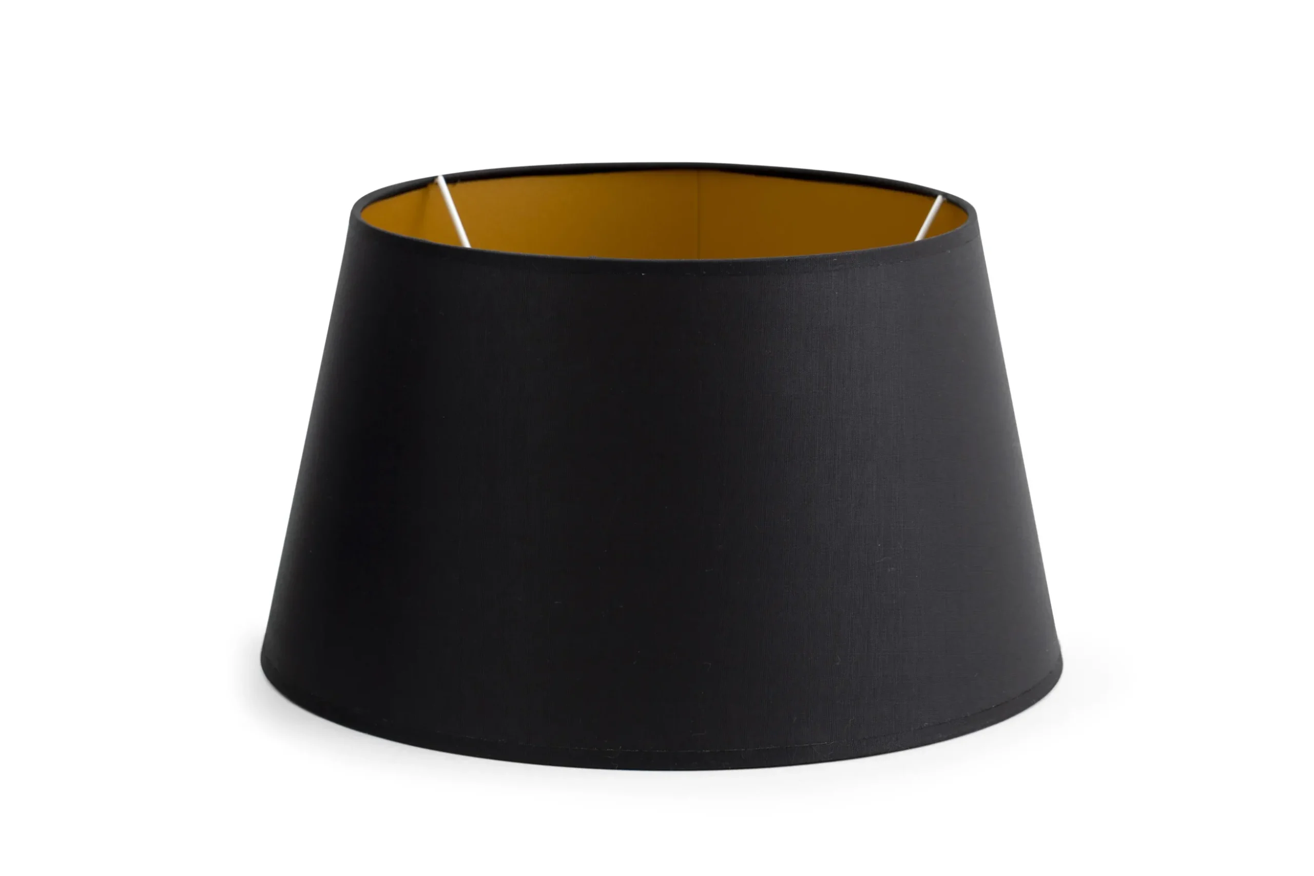 Lindro, Lampshade, Black And Gold, Cylinder, 30 Cm