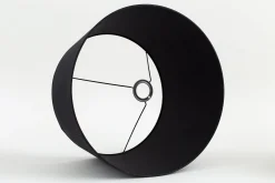Lindro, Lampshade, Black, Cylinder, 45 Cm