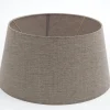 Lindro, Lampshade, Natural And Grey, Cylinder, 35 Cm