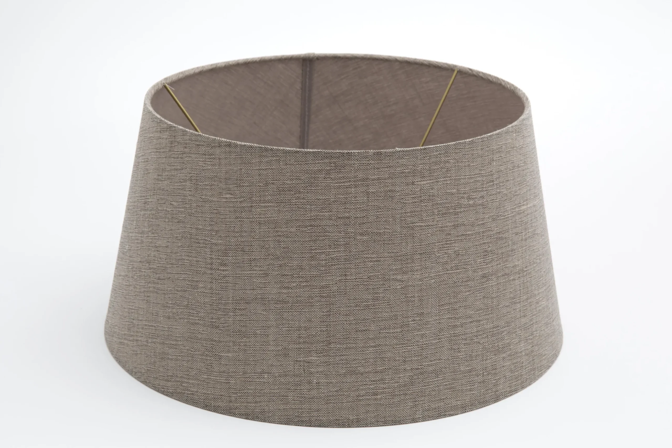 Lindro, Lampshade, Natural And Grey, Cylinder, 35 Cm