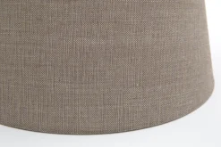 Lindro, Lampshade, Natural And Grey, Cylinder, 40 Cm