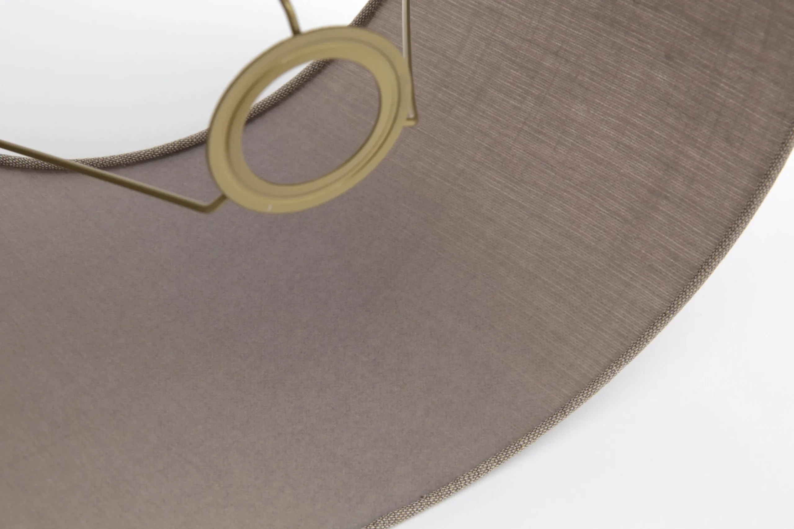 Lindro, Lampshade, Natural And Grey, Cylinder, 40 Cm