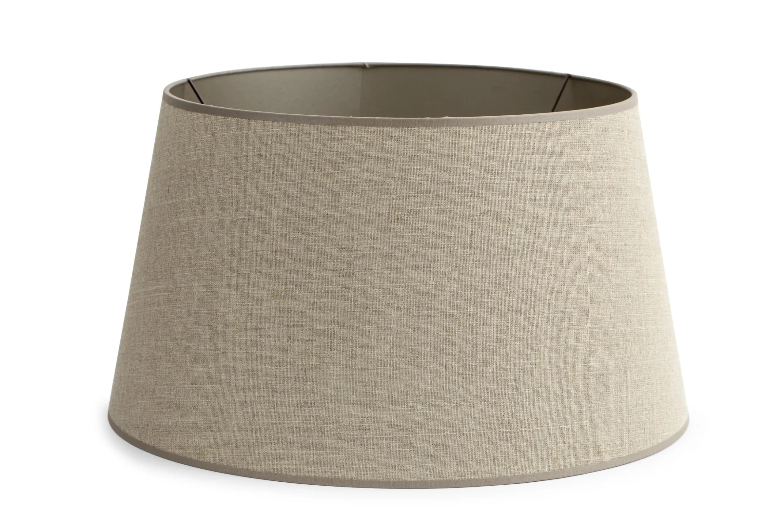 Lindro, Lampshade, Natural And Silver, Cylinder, 50 Cm